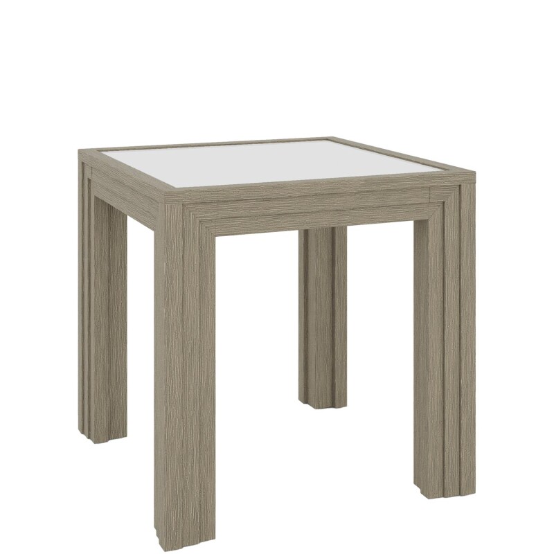 Wilde Glass Top End Table 91908