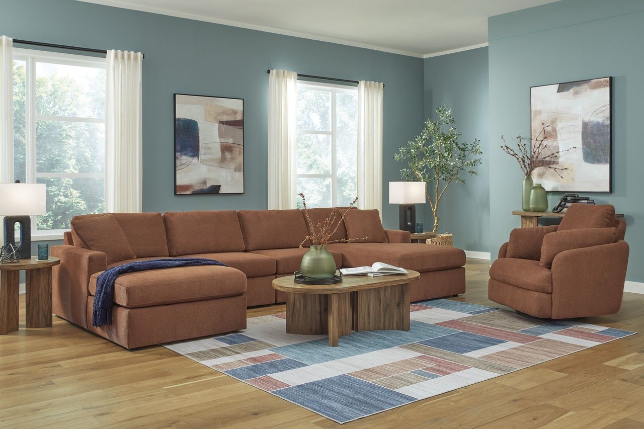 Modmax Swivel Glider Recliner In Spice 9210261