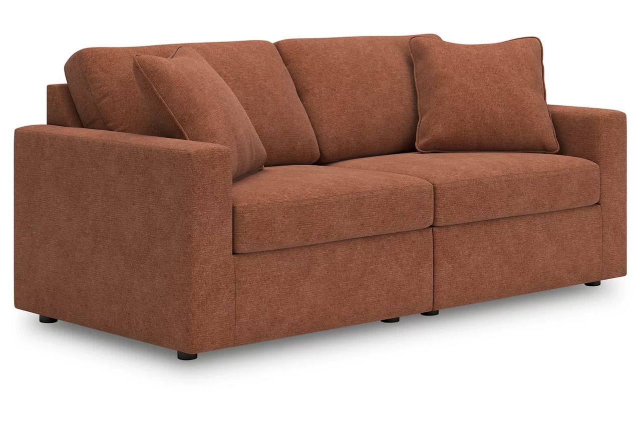 Modmax 2-Piece Sectional Loveseat In Spice 92102S1