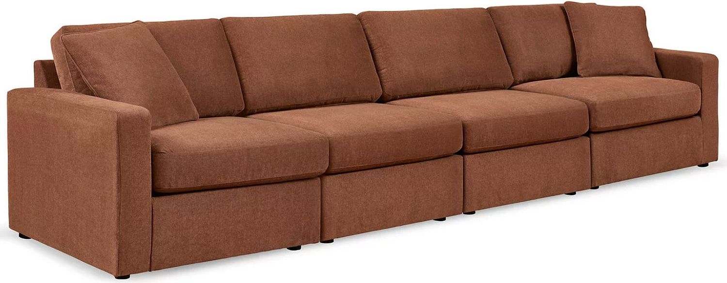 Modmax 4-Piece Sectional In Spice 92102S10