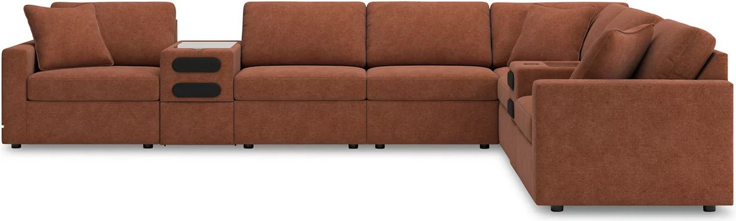 Modmax 8-Piece Sectional In Spice 92102S16
