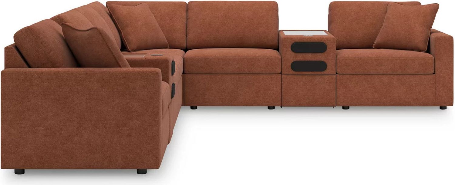 Modmax 8-Piece Sectional In Spice 92102S16