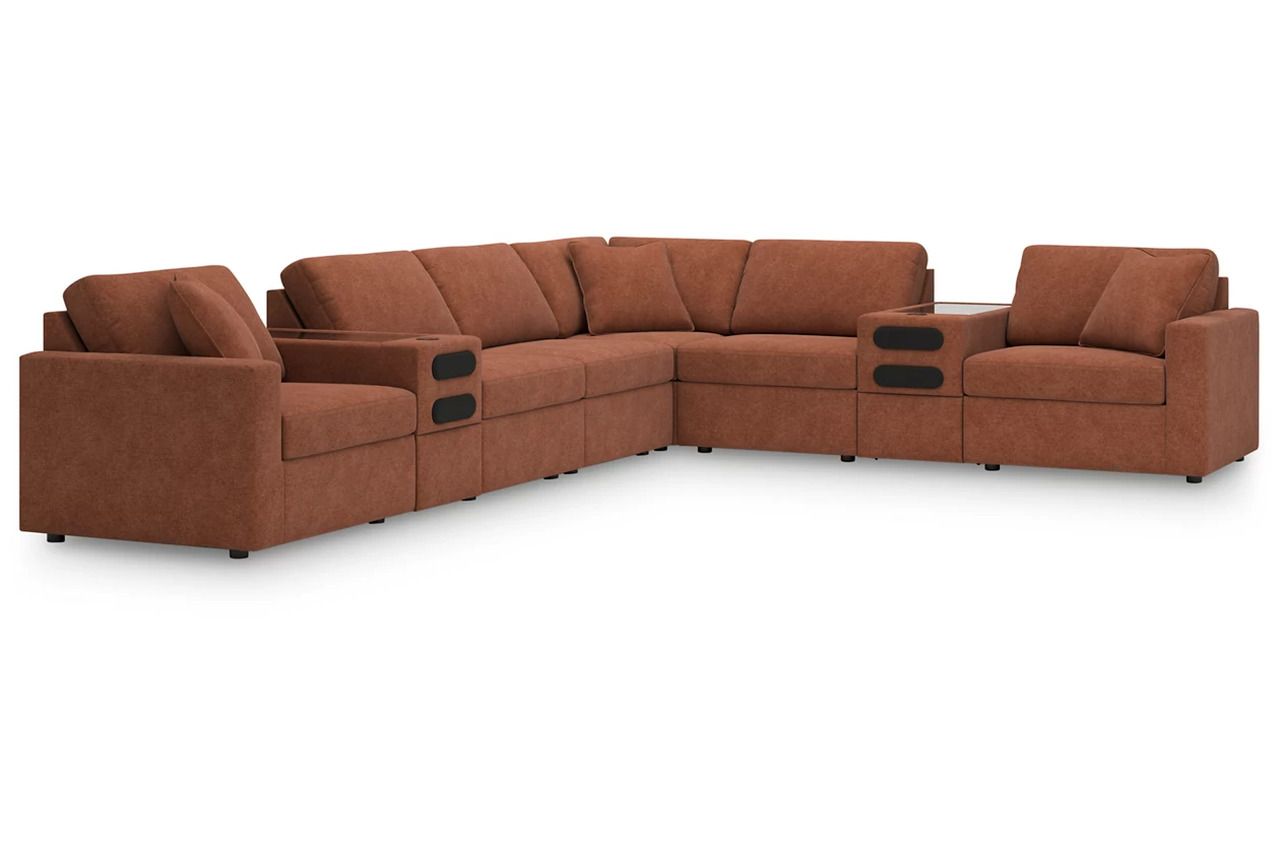 Modmax 8-Piece Sectional In Spice 92102S16