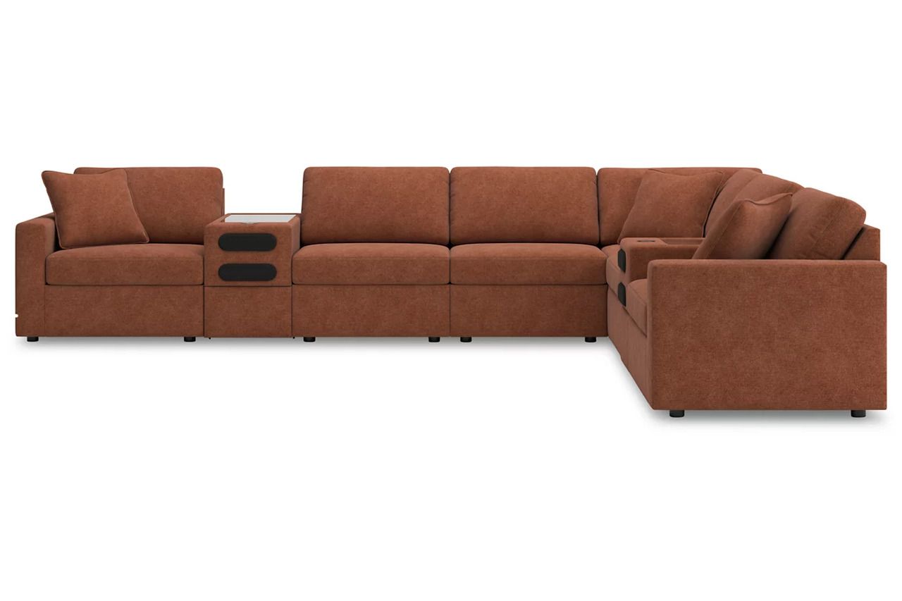 Modmax 8-Piece Sectional In Spice 92102S16