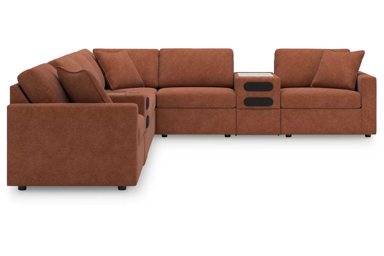 Modmax 8-Piece Sectional In Spice 92102S16