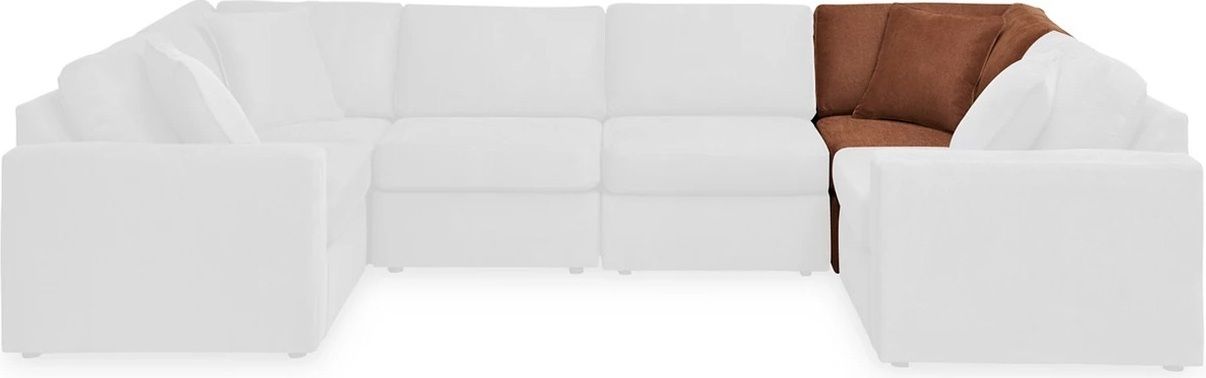 Modmax 8-Piece Sectional In Spice 92102S16