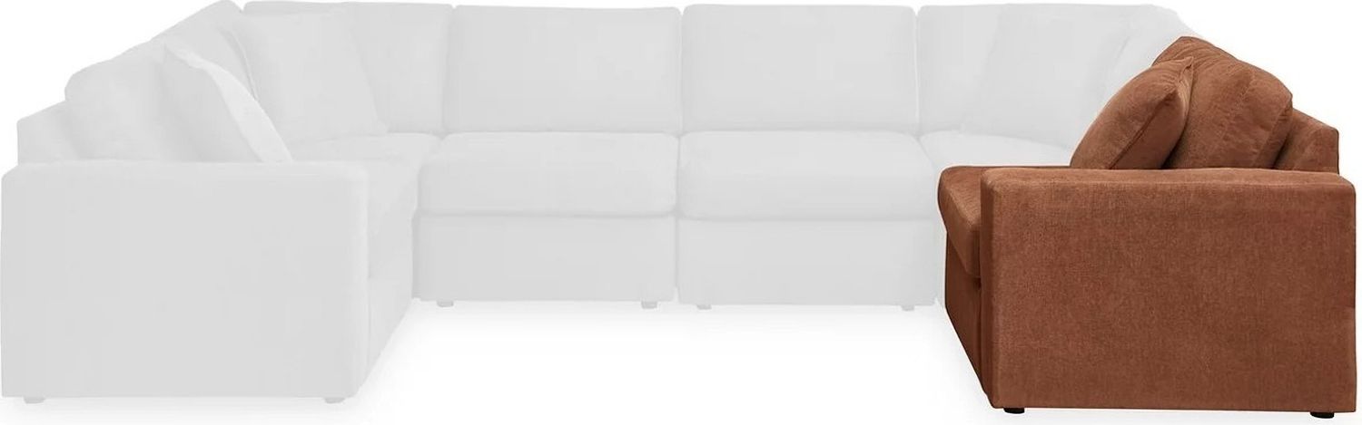 Modmax 8-Piece Sectional In Spice 92102S16