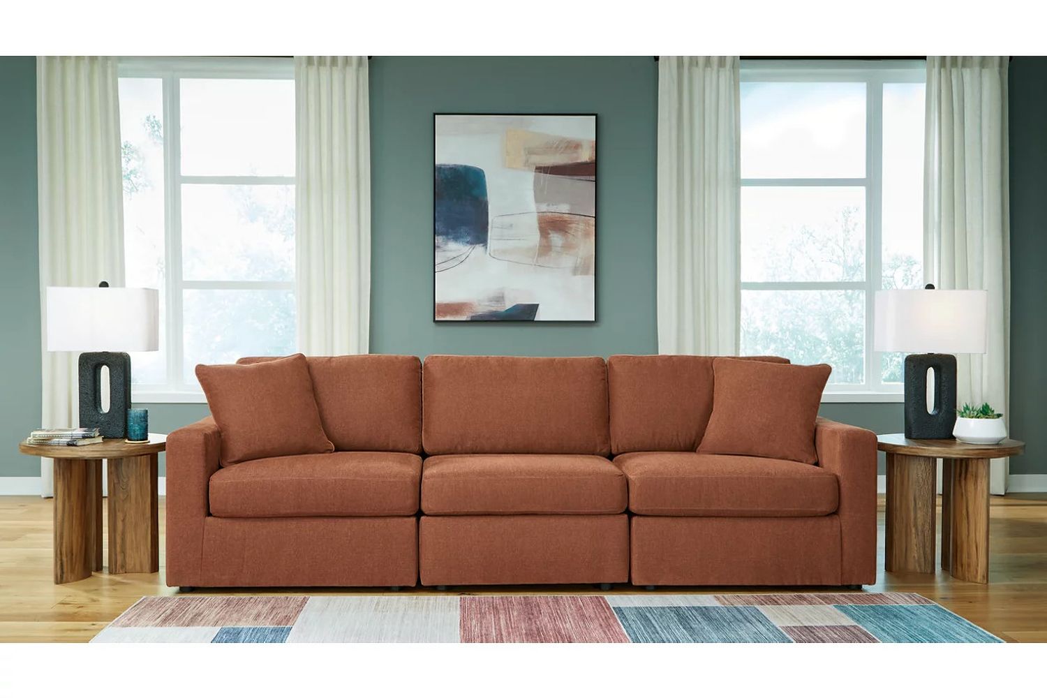 Modmax 3-Piece Modular Sofa In Spice 92102S2