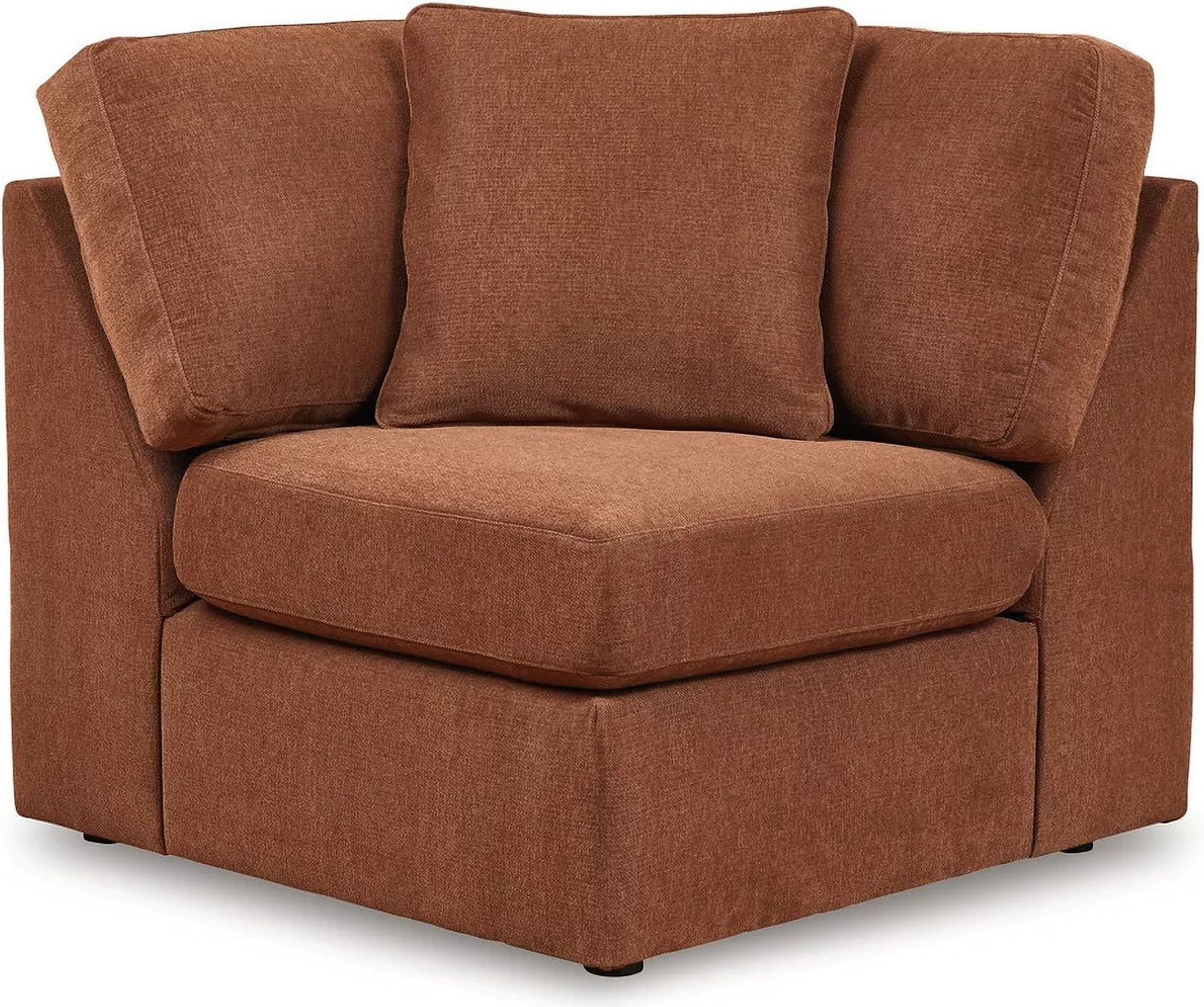 Modmax 6-Piece LAF Sectional with Audio Console In Spice 92102S24