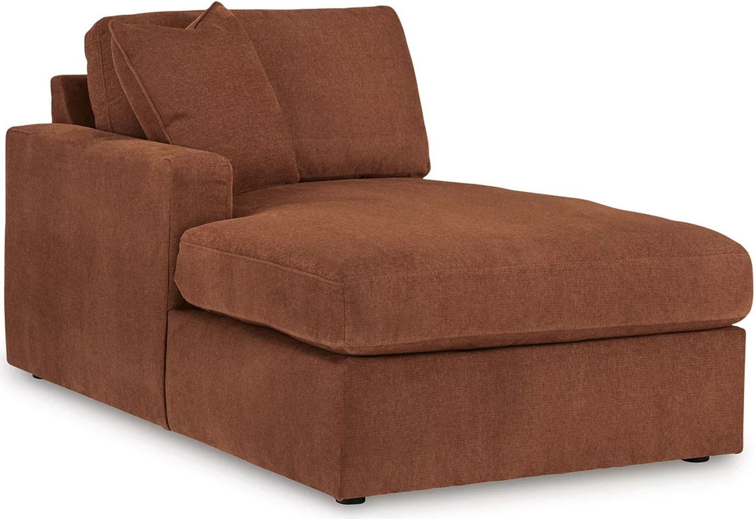 Modmax 6-Piece LAF Sectional with Audio Console In Spice 92102S24