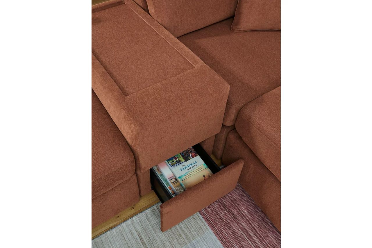 Modmax 3-Piece Sectional Sofa In Spice 92102S3