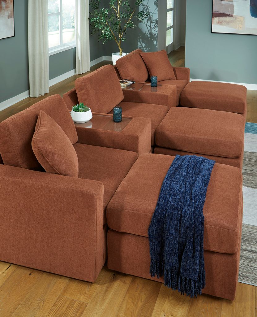 Modmax 3-Piece Sectional Sofa In Spice 92102S3