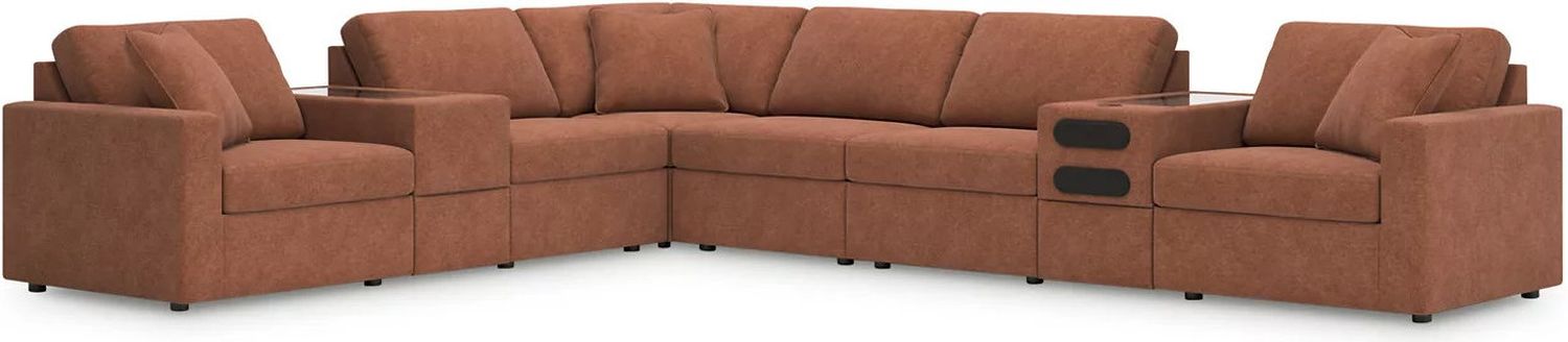 Modmax 8-Piece Sectional In Spice 92102S30