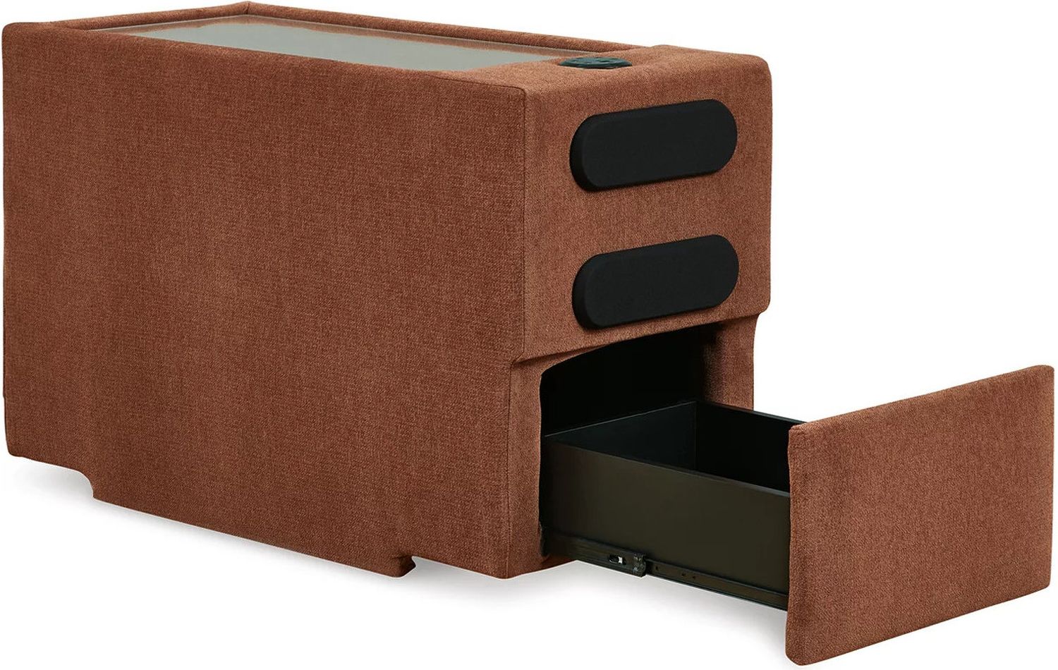 Modmax 7-Piece RAF Sectional with Audio Console In Spice 92102S34