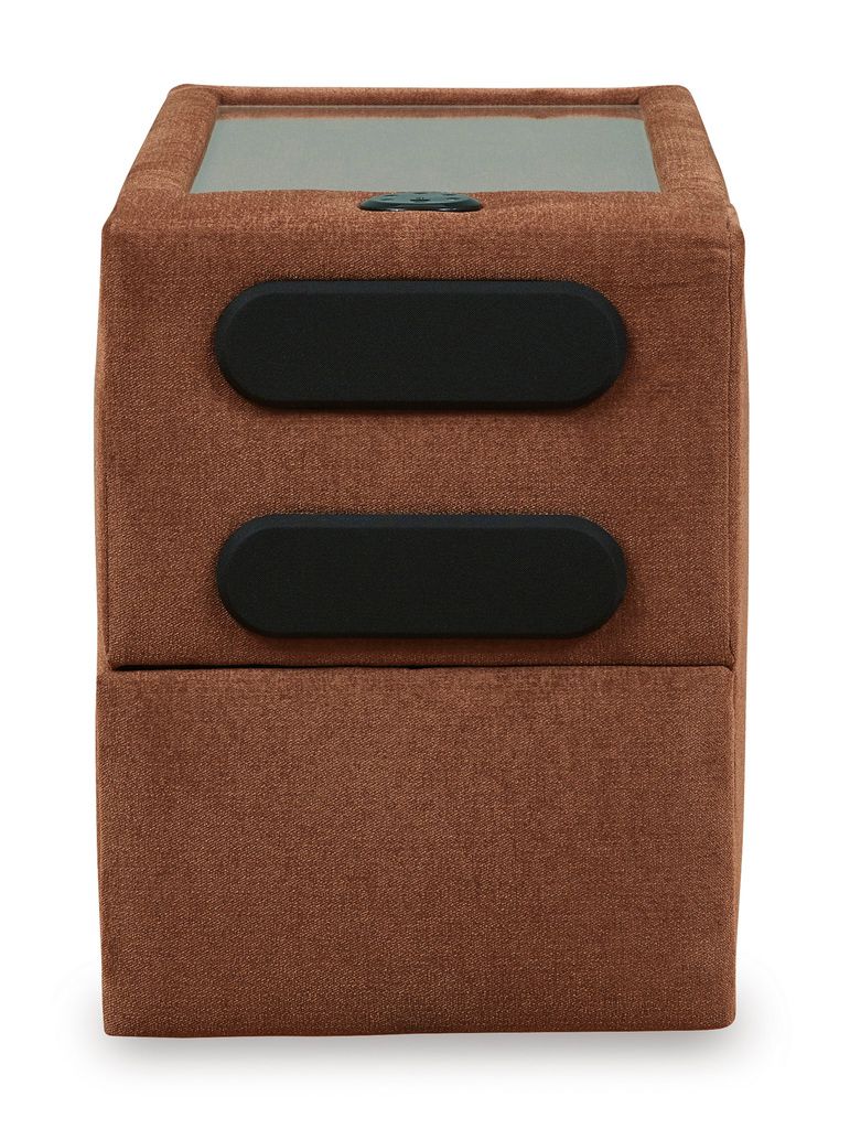 Modmax 4-Piece RAF Sectional with Audio Console In Spice 92102S37