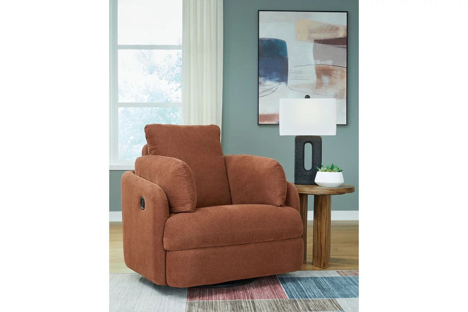 Modmax 4-Piece LAF Sectional with Audio Console In Spice 92102S38