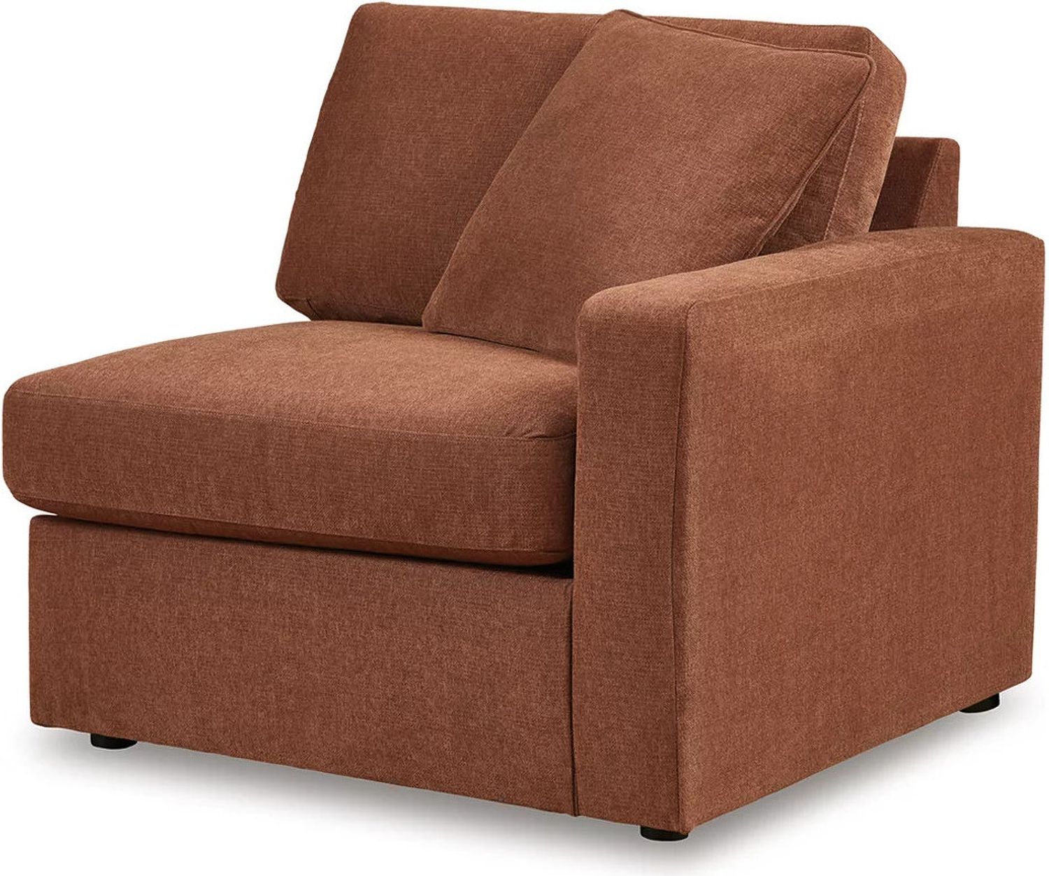 Modmax 8-Piece LAF Sectional with Audio System and Chaise In Spice 92102S47