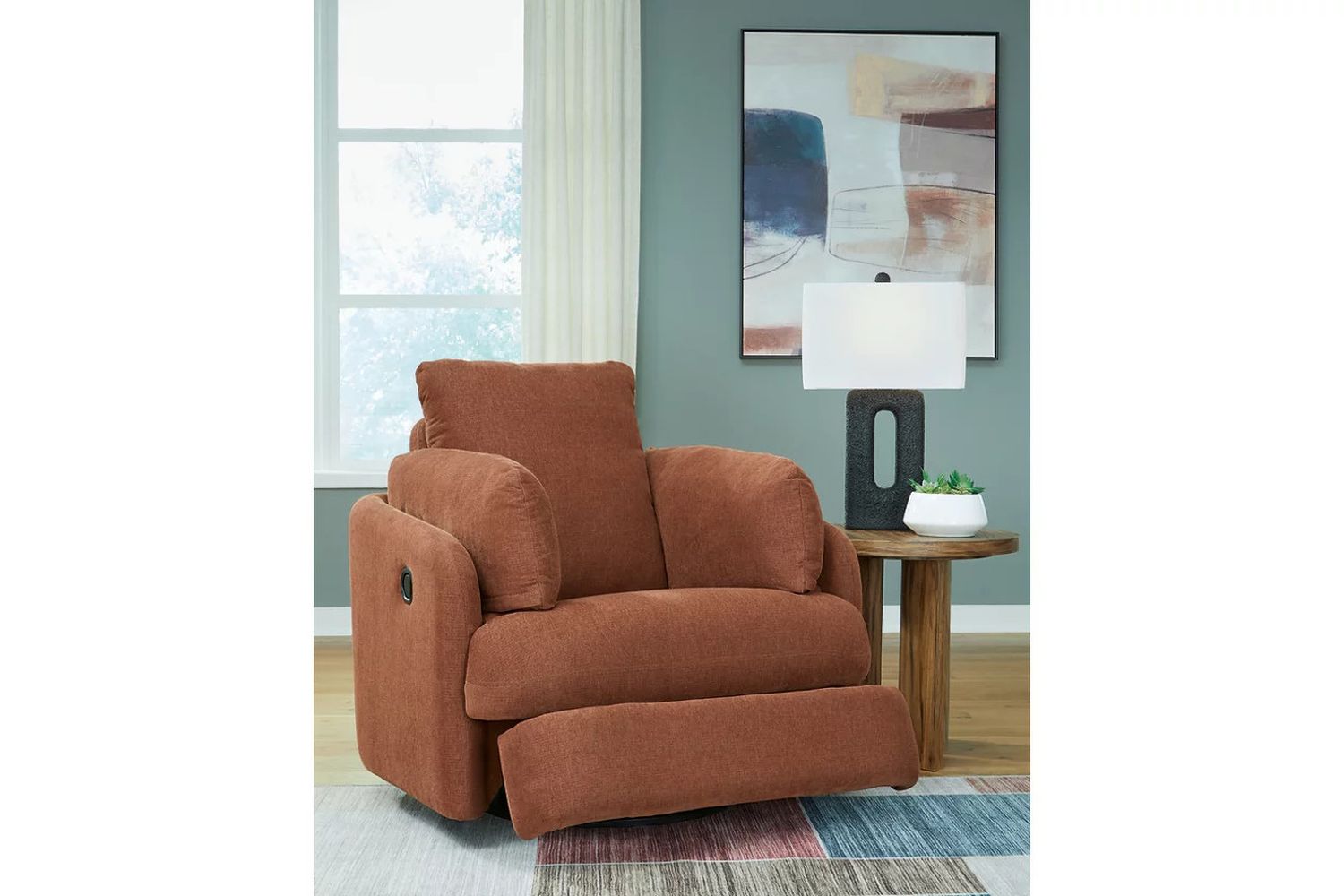 Modmax 8-Piece Sectional with Audio System and Chaise In Spice 92102S48