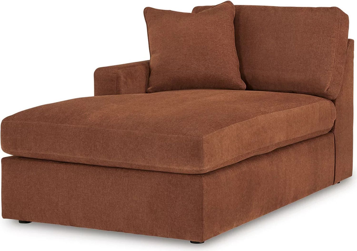 Modmax 5-Piece Double Chaise with Audio Consoles In Spice 92102S49