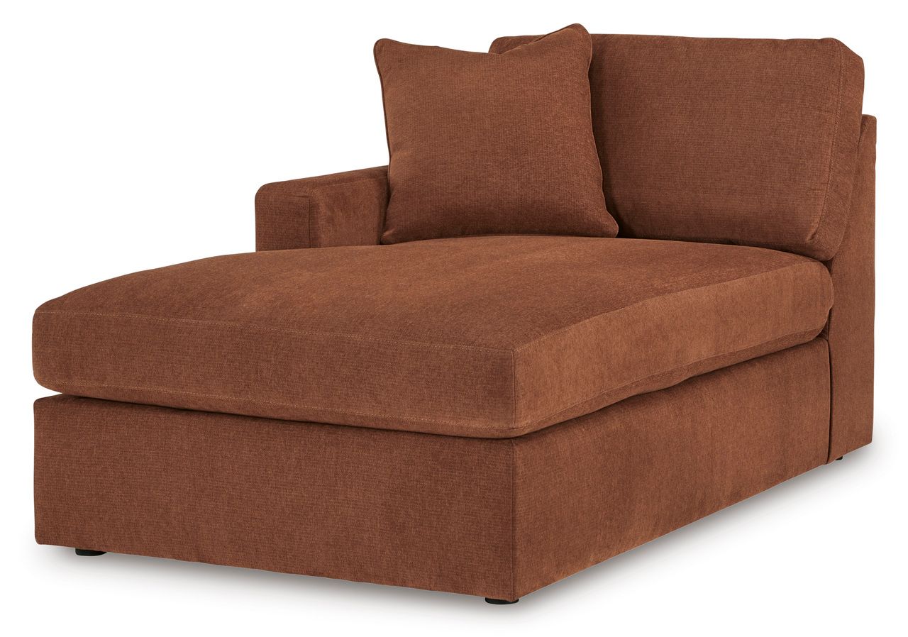 Modmax 6-Piece Sectional with Audio System and Chaise In Spice 92102S50