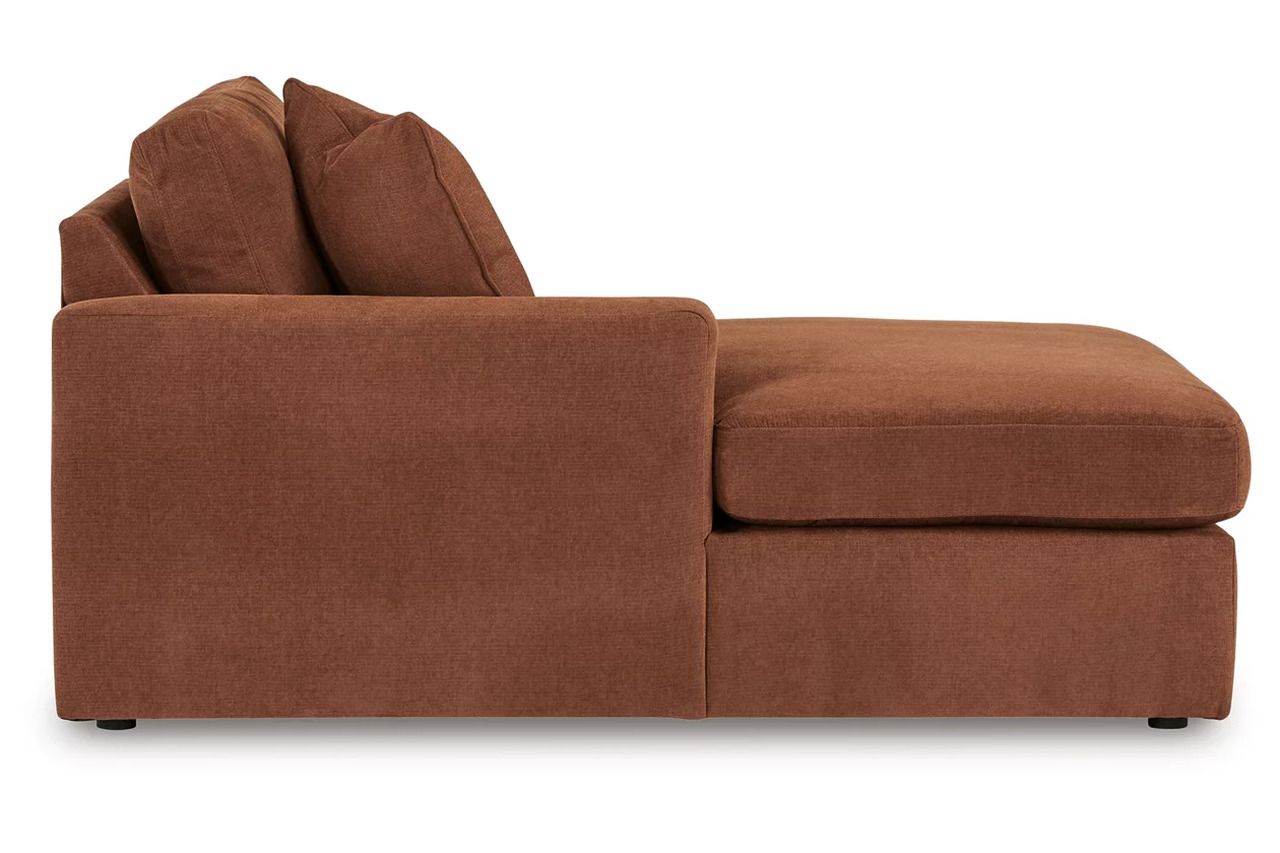 Modmax 6-Piece Sectional with Audio System and Chaise In Spice 92102S50