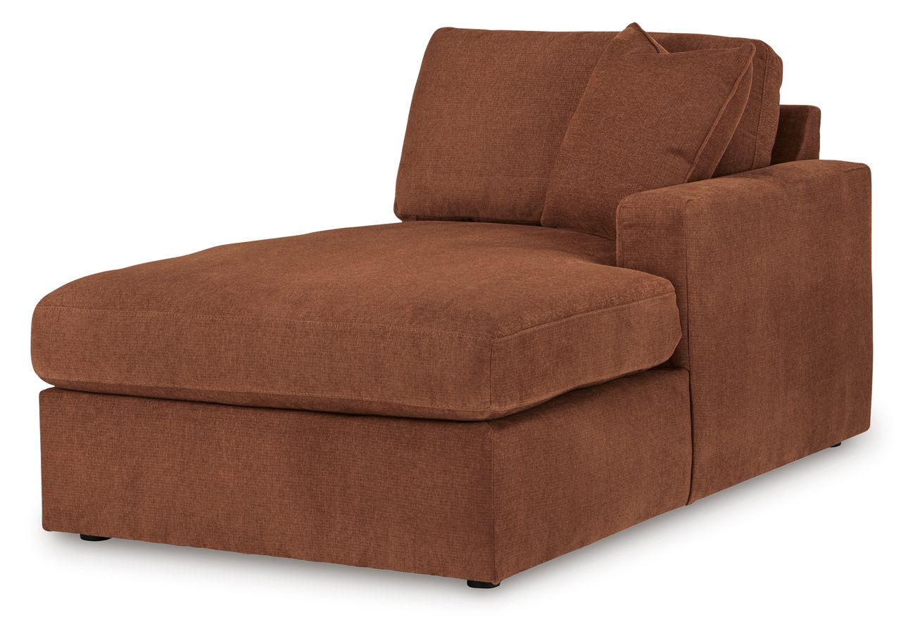 Modmax 6-Piece Sectional with Chaise In Spice 92102S53