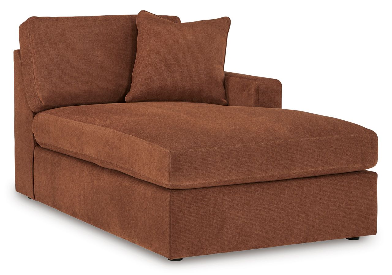 Modmax 6-Piece Sectional with Chaise In Spice 92102S53