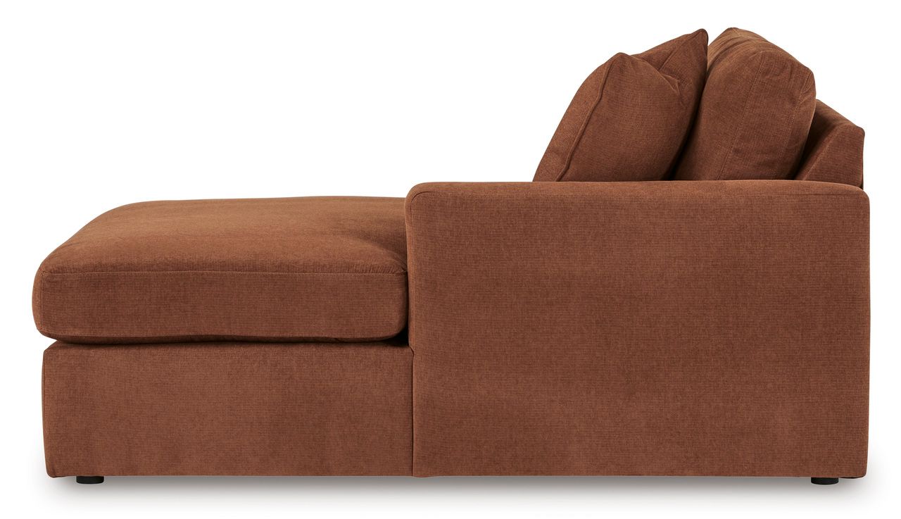 Modmax 6-Piece Sectional with Chaise In Spice 92102S53