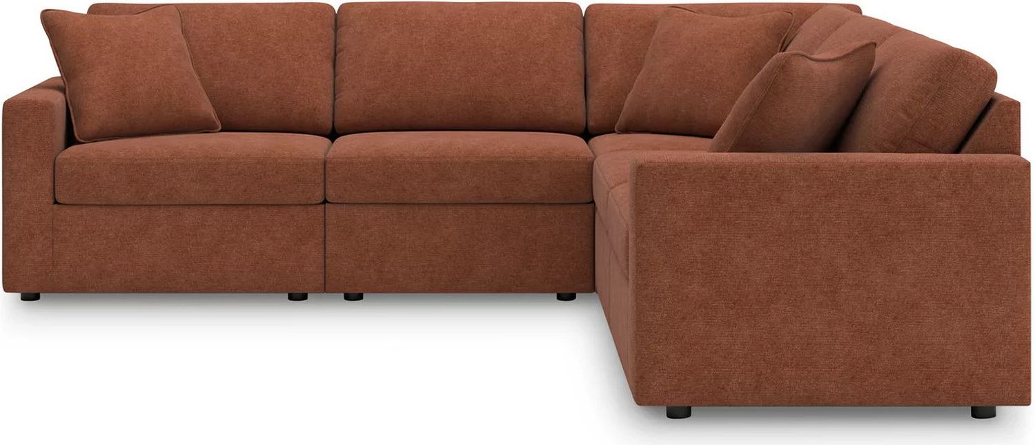Modmax 5-Piece Sectional In Spice 92102S6