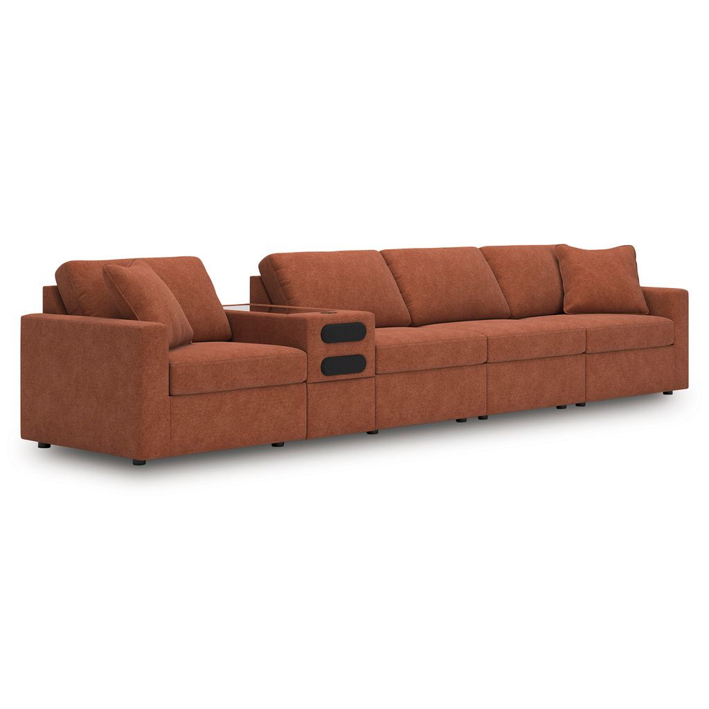 Modmax 5-Piece Sectional In Spice 92102S6