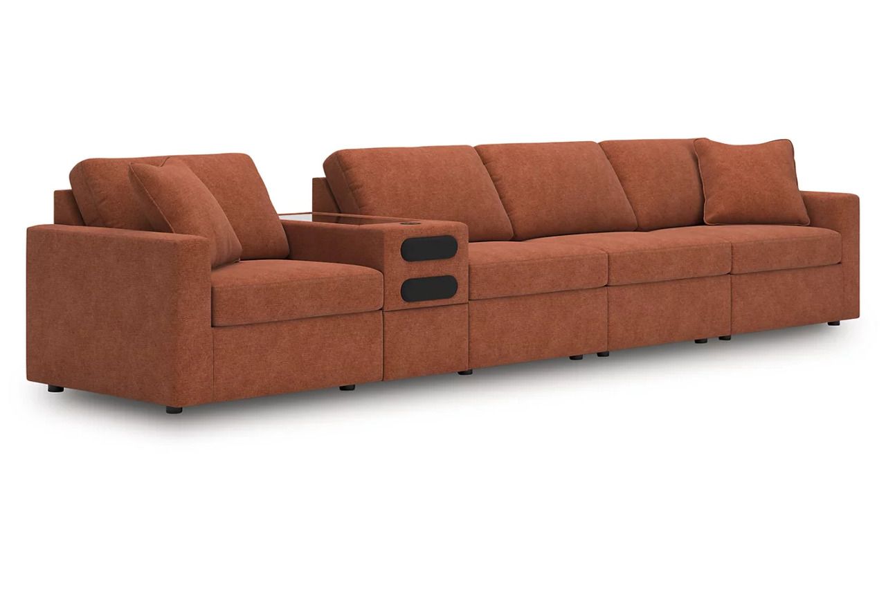 Modmax 5-Piece Sectional In Spice 92102S61