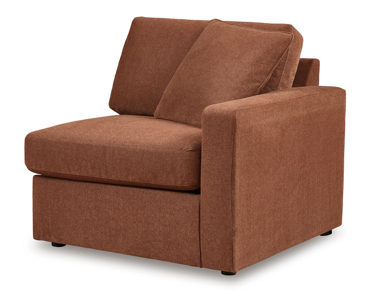 Modmax 7-Piece Balanced Sectional with Audio and Storage Consoles In Spice 92102S69