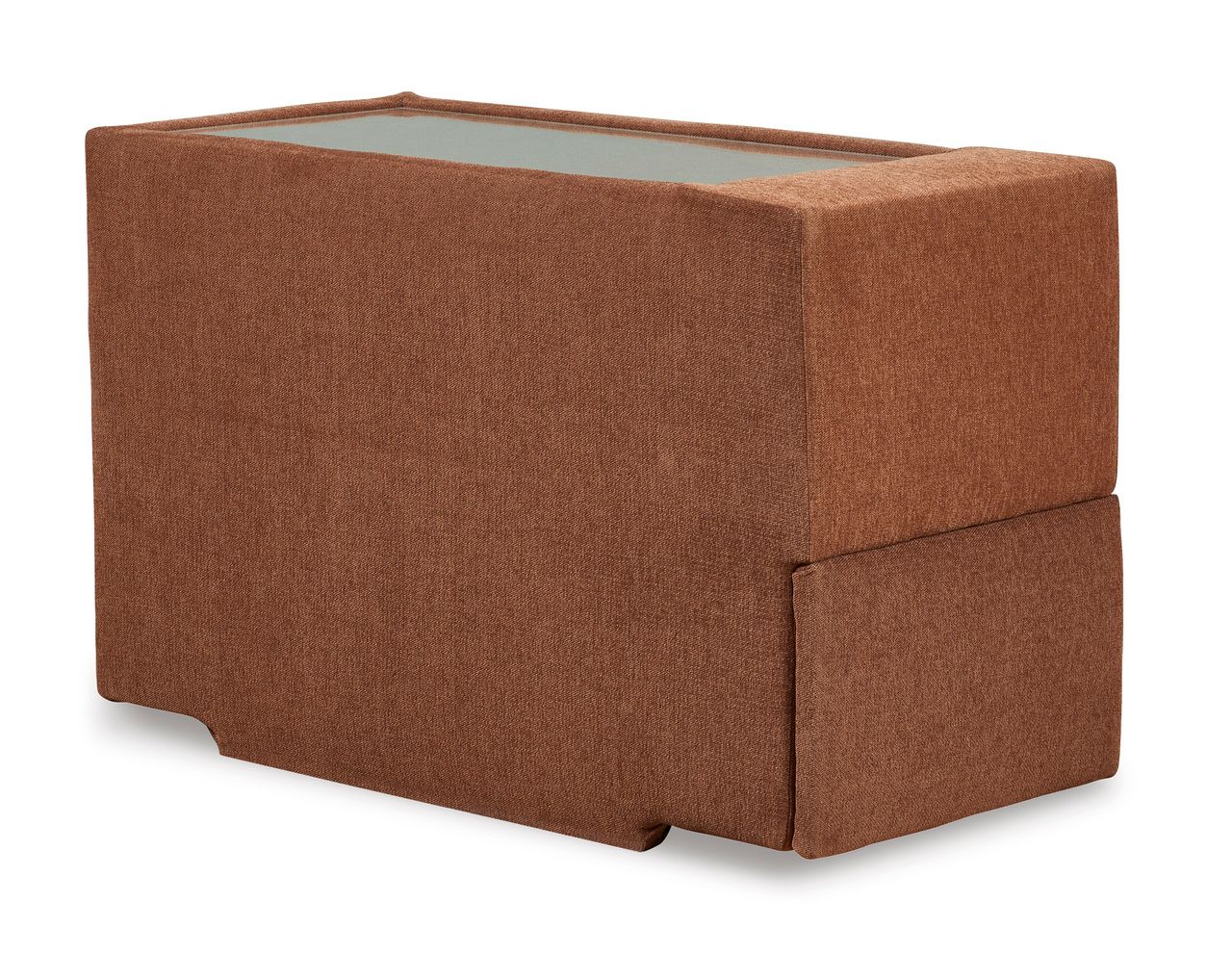 Modmax 7-Piece Balanced Sectional with Audio and Storage Consoles In Spice 92102S69