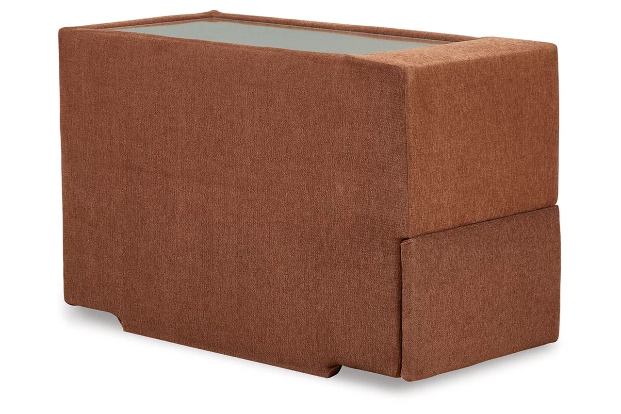 Modmax 7-Piece Balanced Sectional with Audio and Storage Consoles In Spice 92102S69