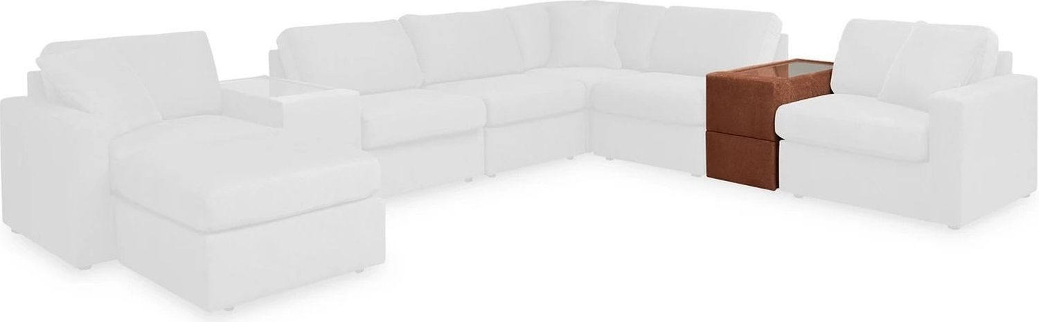 Modmax 6-Piece Sectional In Spice 92102S7