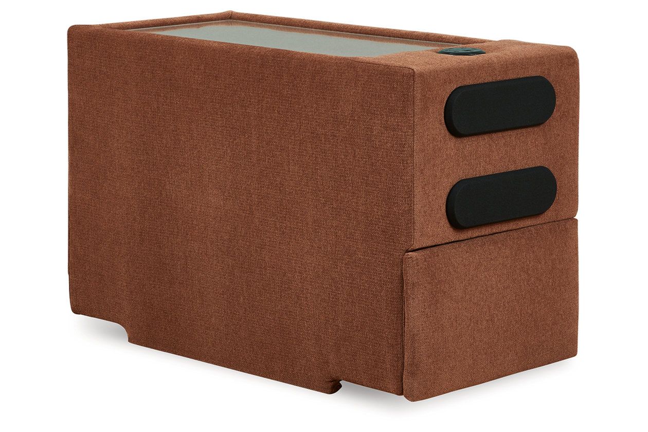 Modmax 5 Piece Sectional with Audio Console In Spice 92102S70