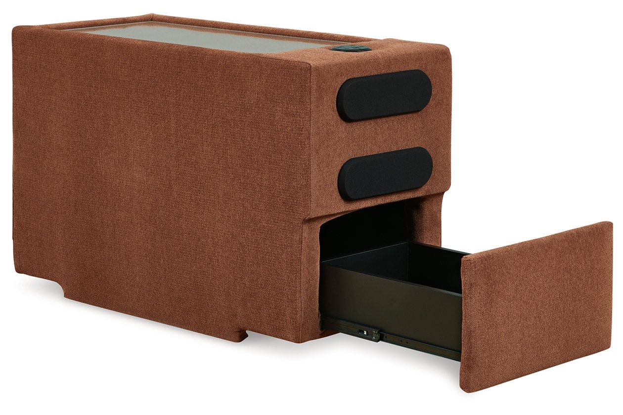Modmax 5 Piece Sectional with Audio Console In Spice 92102S70