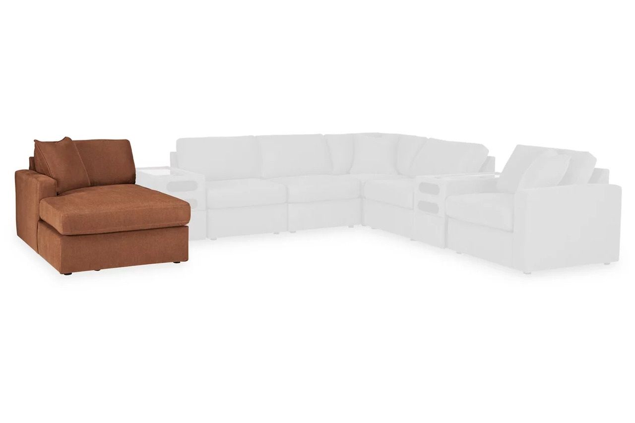 Modmax 5 Piece Sectional with Audio Console In Spice 92102S70