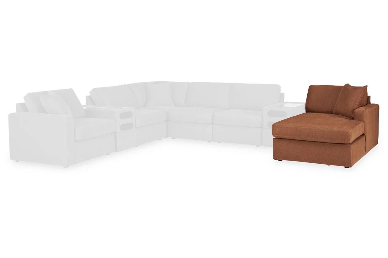 Modmax 5 Piece Sectional with Audio Console In Spice 92102S70