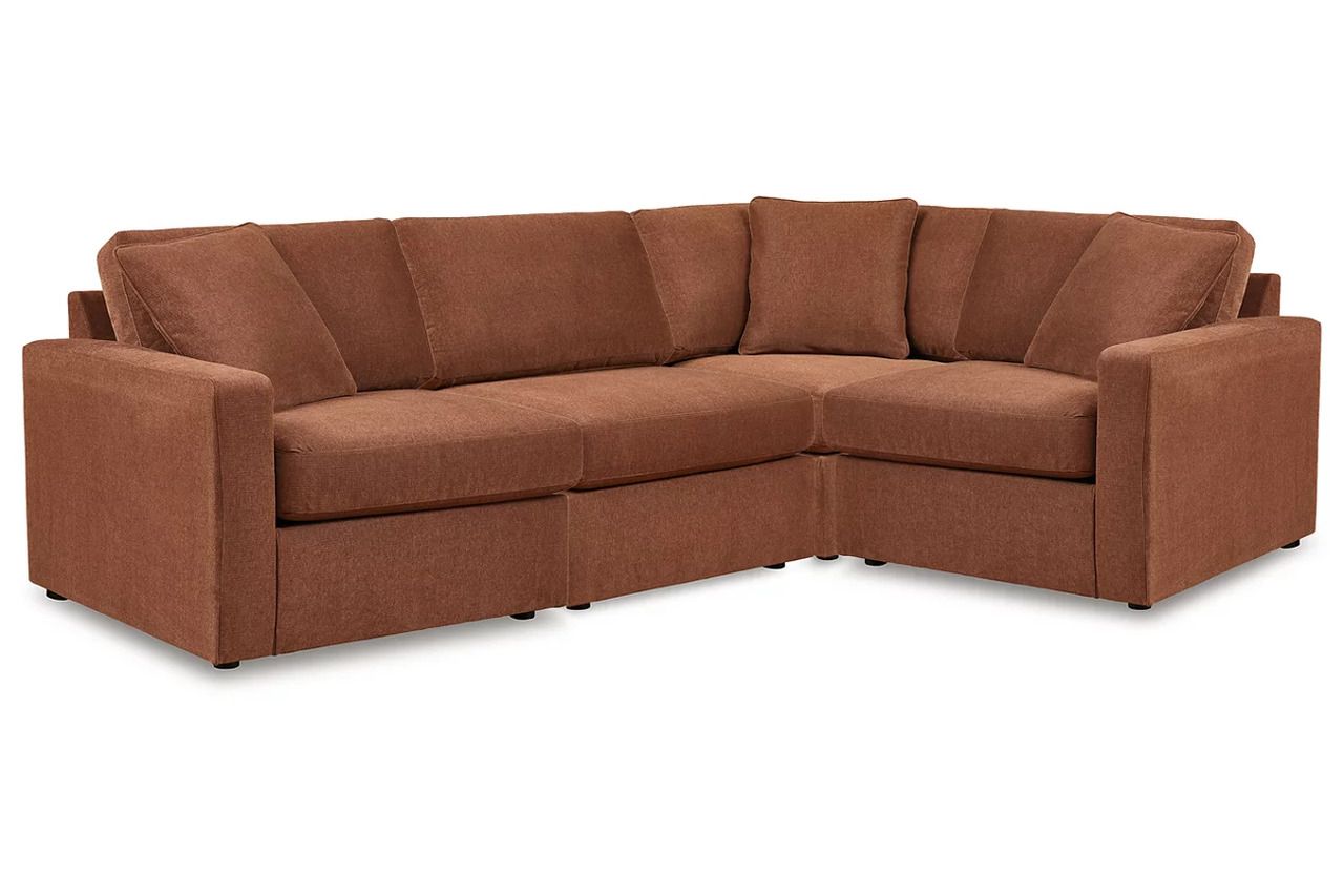 Modmax 4-Piece Sectional In Spice 92102S72