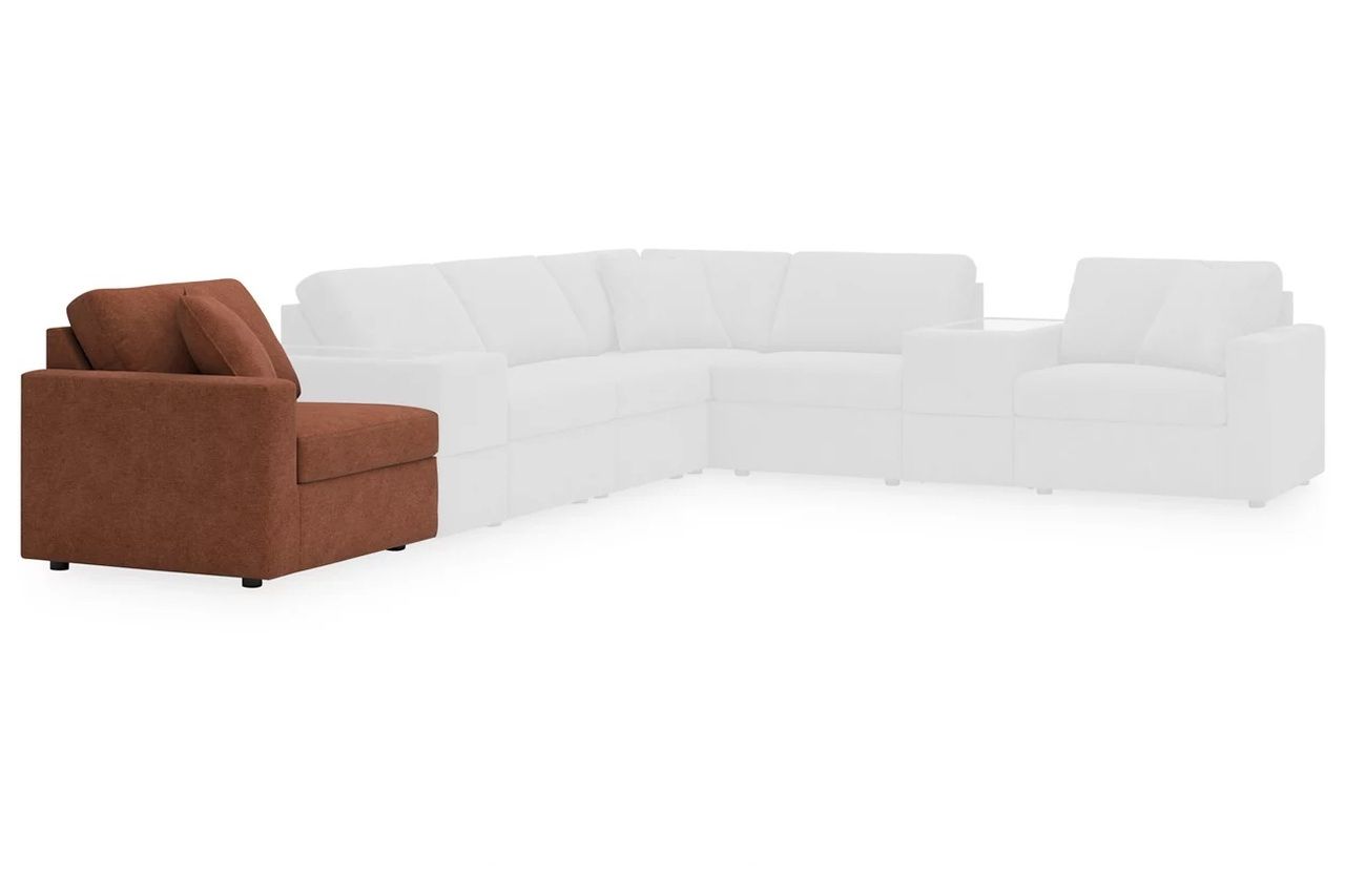 Modmax 4-Piece Sectional In Spice 92102S72