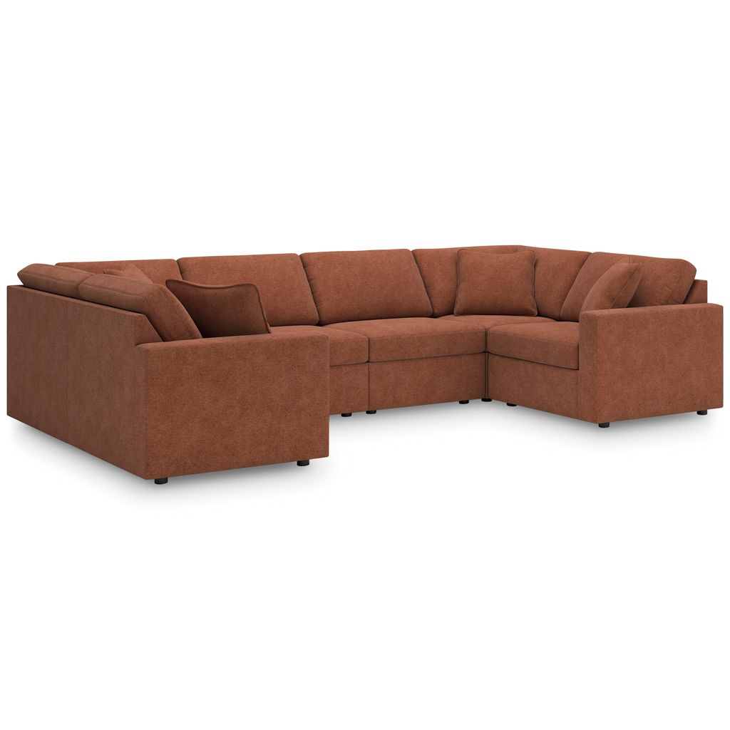 Modmax 6-Piece Sectional In Spice 92102S8