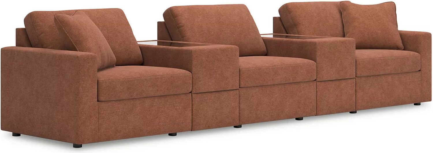 Modmax 5-Piece Sectional In Spice 92102S9