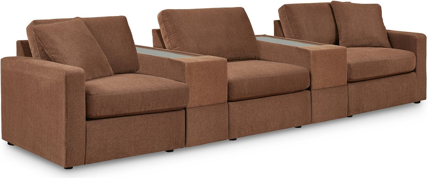 Modmax 5-Piece Sectional In Spice 92102S9