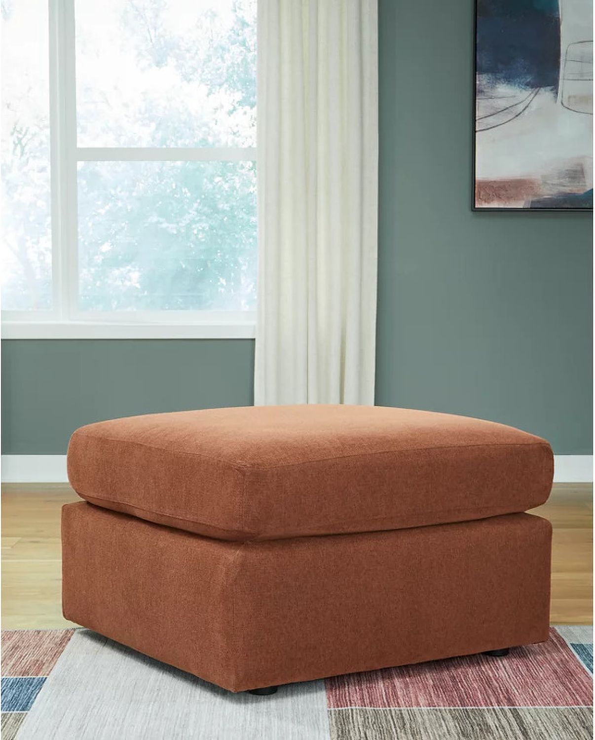 Modmax 6-Piece RAF Sectional with Audio Console and Ottoman In Spice 92102U10