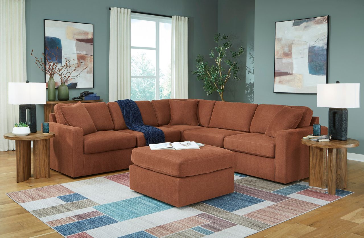 Modmax 6-Piece Sectional In Spice 92102U14