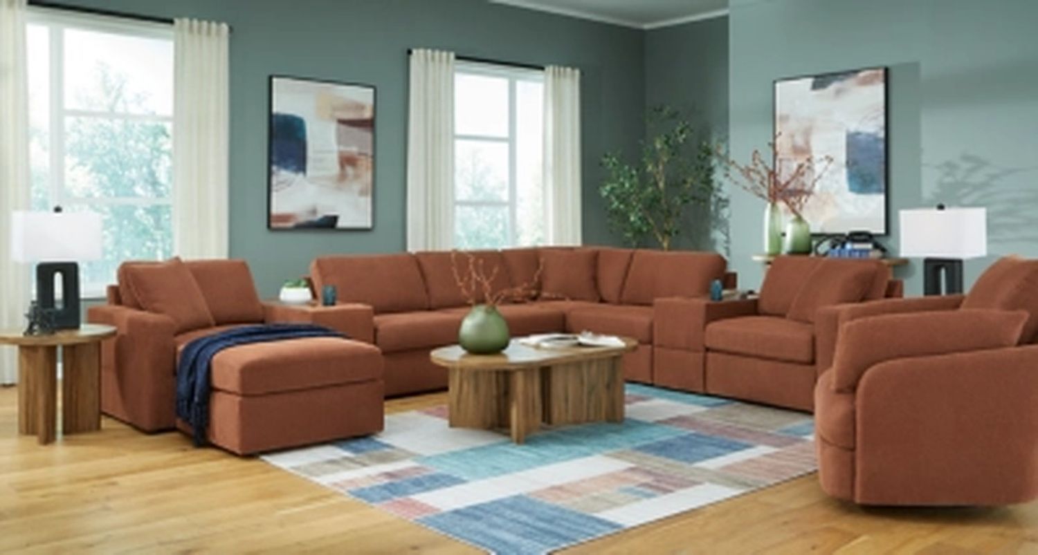 Modmax 7-Piece Sectional In Spice 92102U16