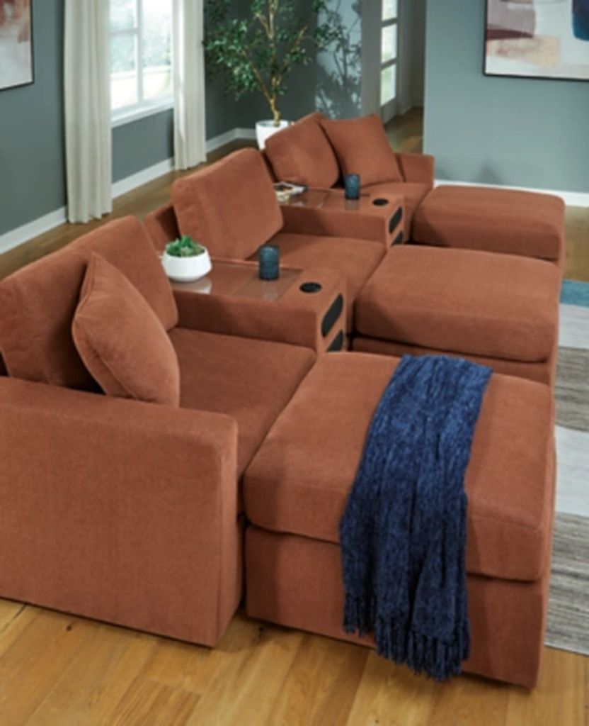 Modmax 8-Piece Sectional In Spice 92102U19