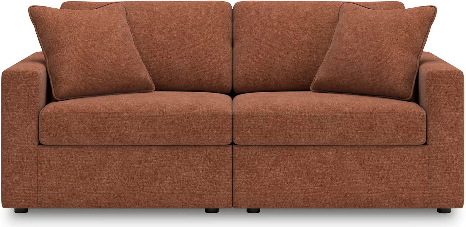 Modmax 3-Piece Sectional Sofa and 2-Piece Sectional Loveseat In Spice 92102U22