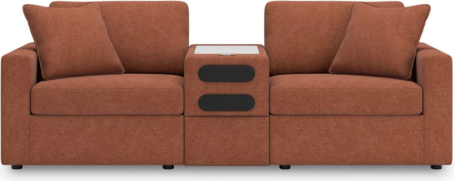 Modmax 3-Piece Sectional Sofa and 2-Piece Sectional Loveseat In Spice 92102U22